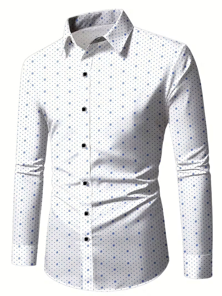 Spyros - Long Sleeve Shirt With Button Front