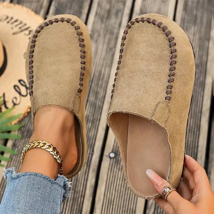 Lidja - Vintage Leather Mules