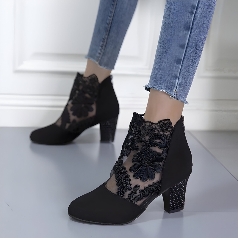 Kiaria - Orthopedic Floral Pattern Shoes