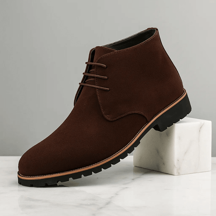 Zampa - Elegant Lace-up Leather Boot