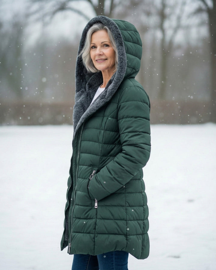 Oksiana - Fleece Lined Puffer Coat