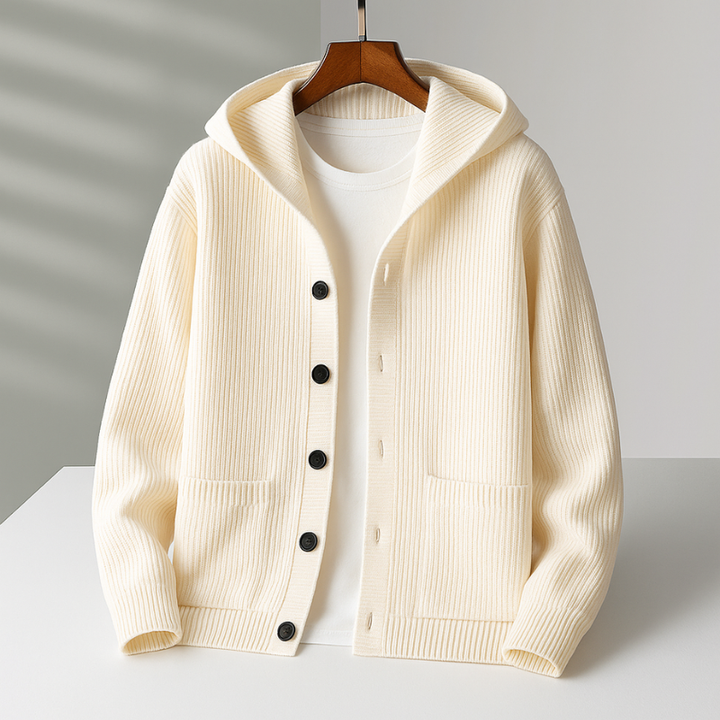 Maveilida - Knitted Cardigan with Buttons