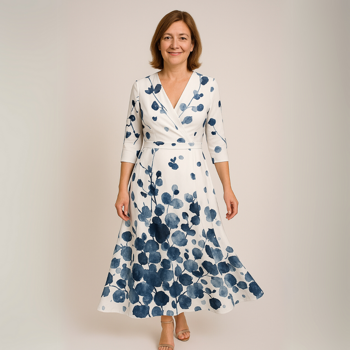 Justina - Luxury Floral Dress