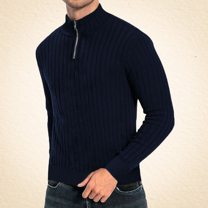 Zaccheo - Casual Turtleneck Zipper Sweater