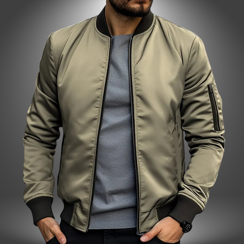 Jeffri - Elegant Bomber Jacket