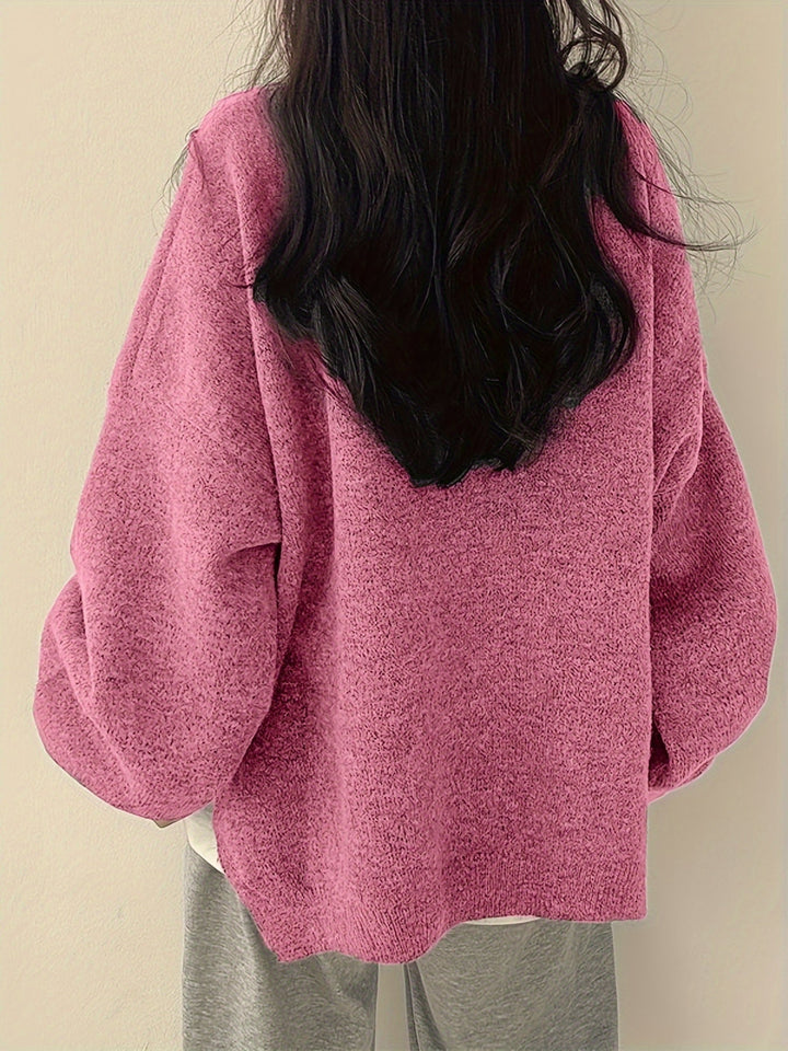 Pearline - Crew Neck Long Sleeve Sweater