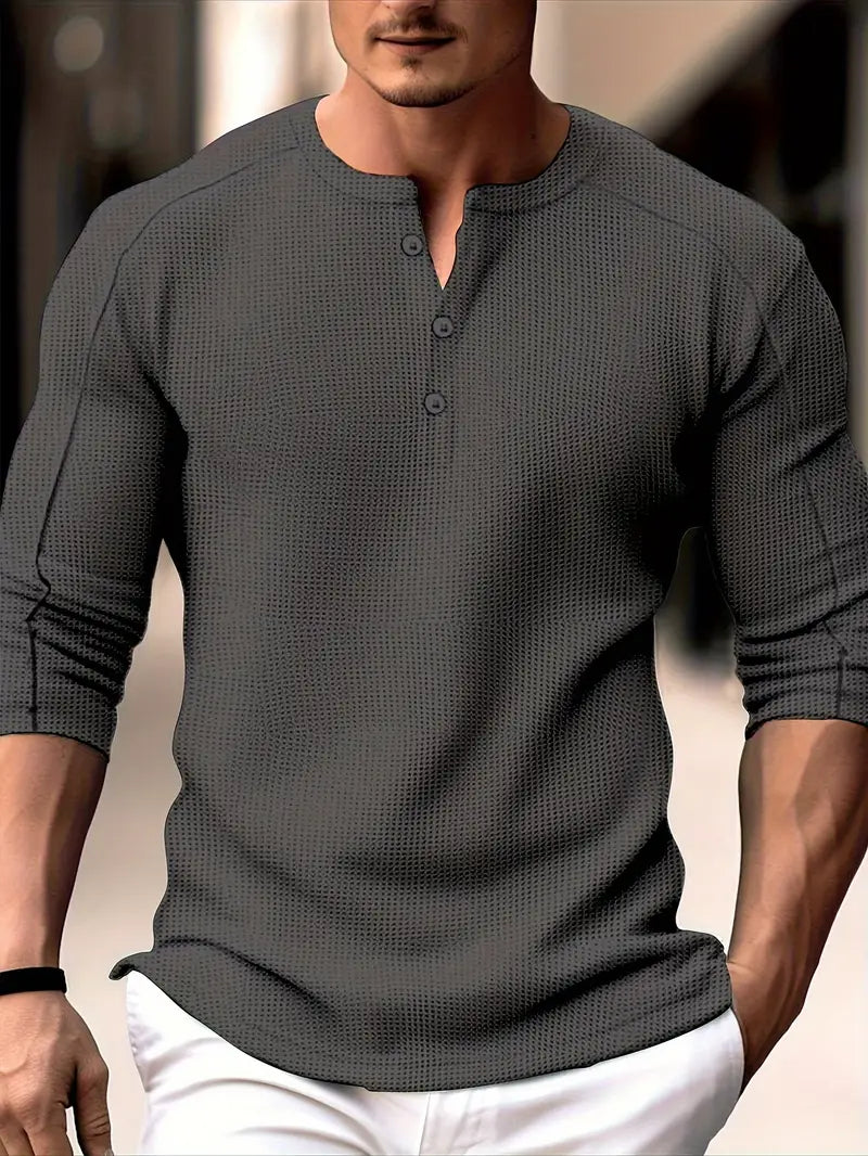 Pablo - Casual Knitted Long Sleeve Shirt