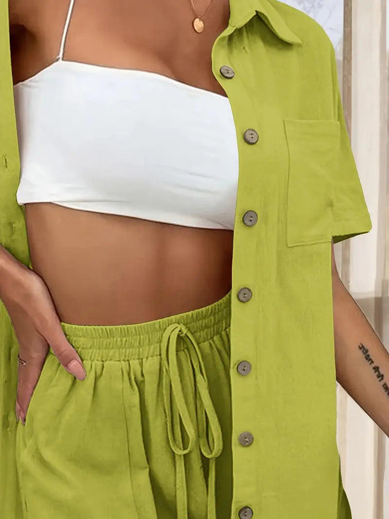 Fani - Elegant Summer Two Piece Set