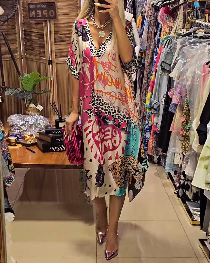 Marianna - Casual V-Neck Dress