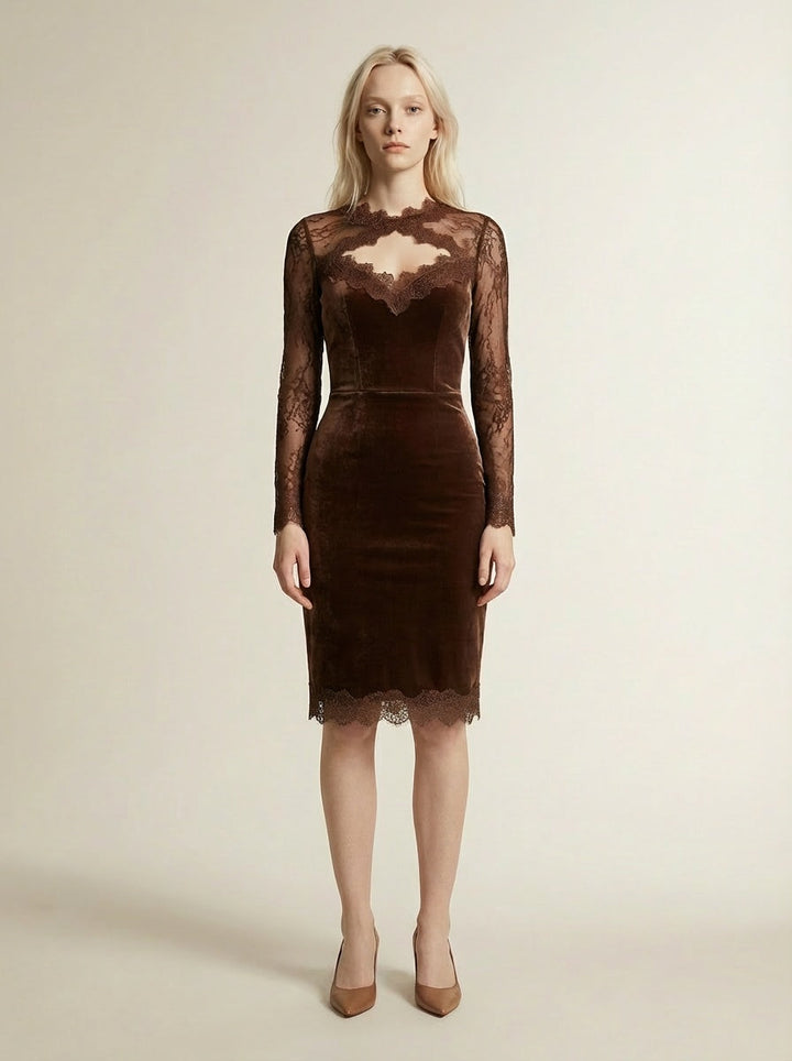 Nadiya - Mini Dress with Elegant Lace