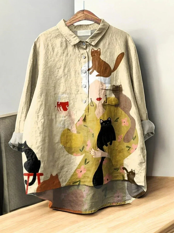 Louisa - Classic Floral Blouses