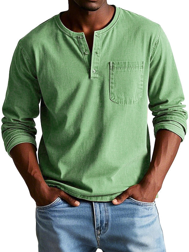 Neil - Vintage Long Sleeve Shirt