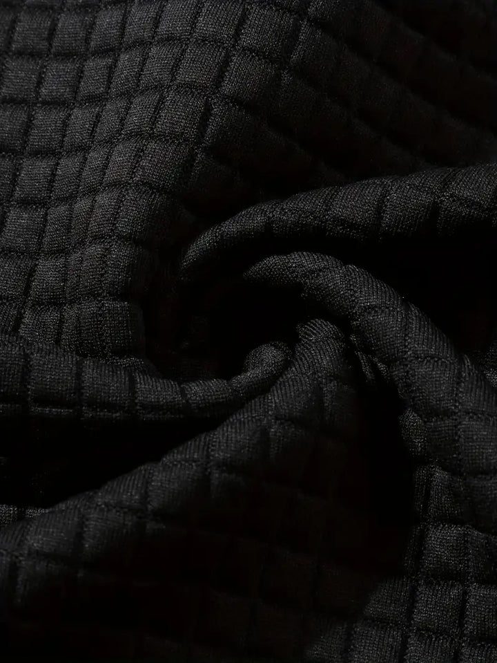 Arvid - Color Block Textured Hoodie