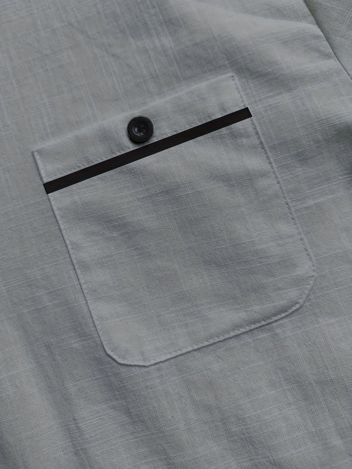 Putin - Breathable Short Sleeve Shirt With Pocket