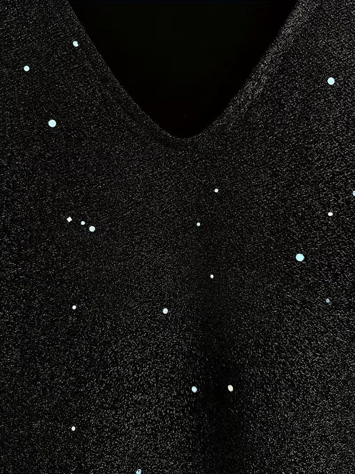 Eglantina - Midi Dress With Heavy Embroidery Beads