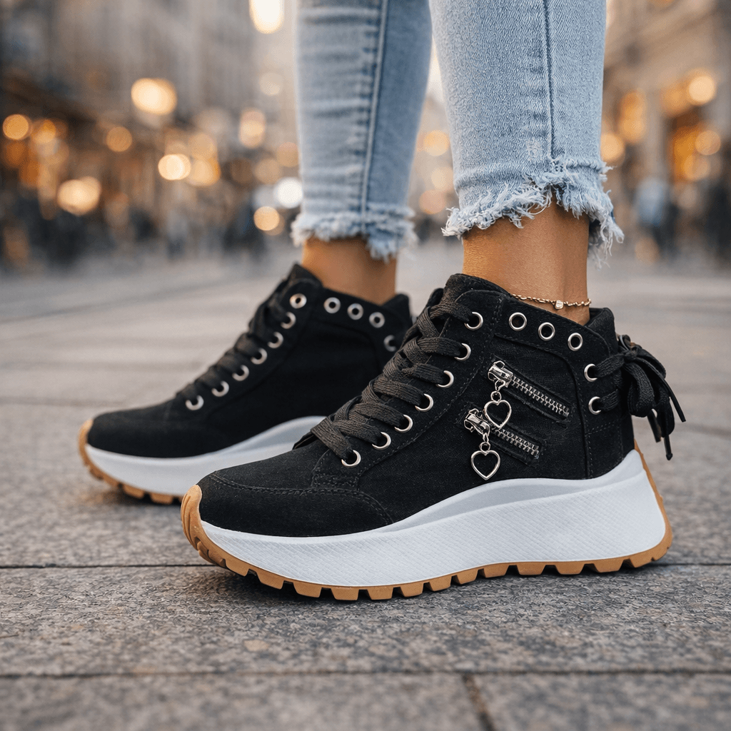 Kamala - Chunky Sole Lace-Up Sneaker