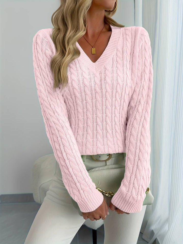 Sivanit - Long Sleeve Ribbed Sweater