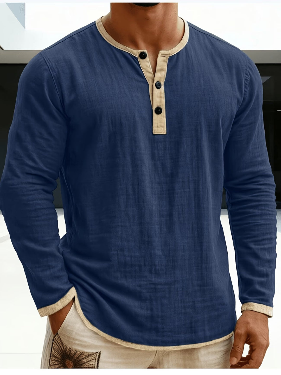 Lorcen - Long Sleeve Polo Shirt