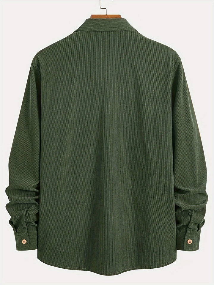 Felipe - Casual Corduroy Button Down Shirt