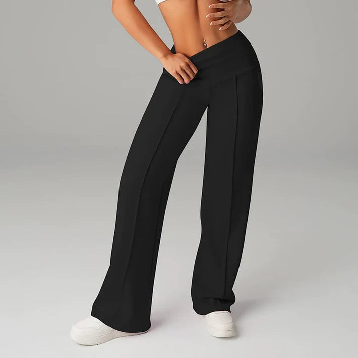 Samanda - High Waist Wide Leg Pant