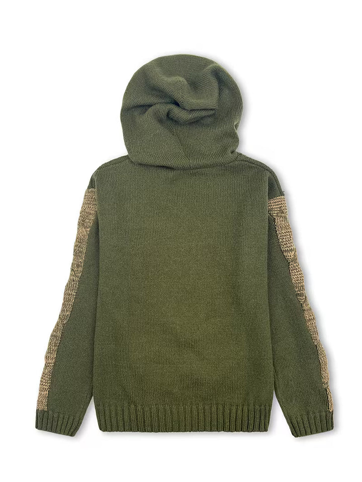 Cypriana - Elegant Knitted Sweater With Hood