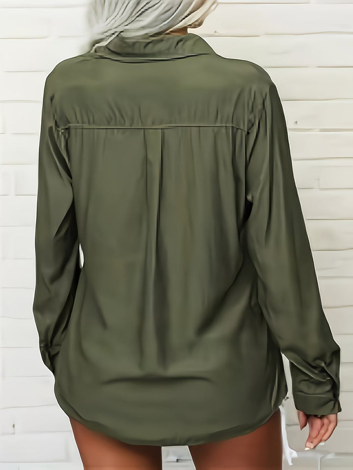 Tierna - Long Sleeve Button-Up Shirt