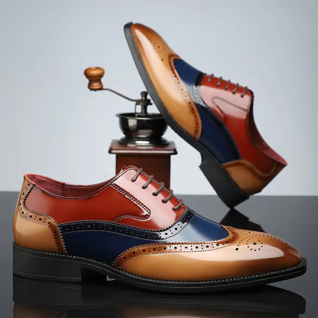 Shimon - Leather Oxford Shoes
