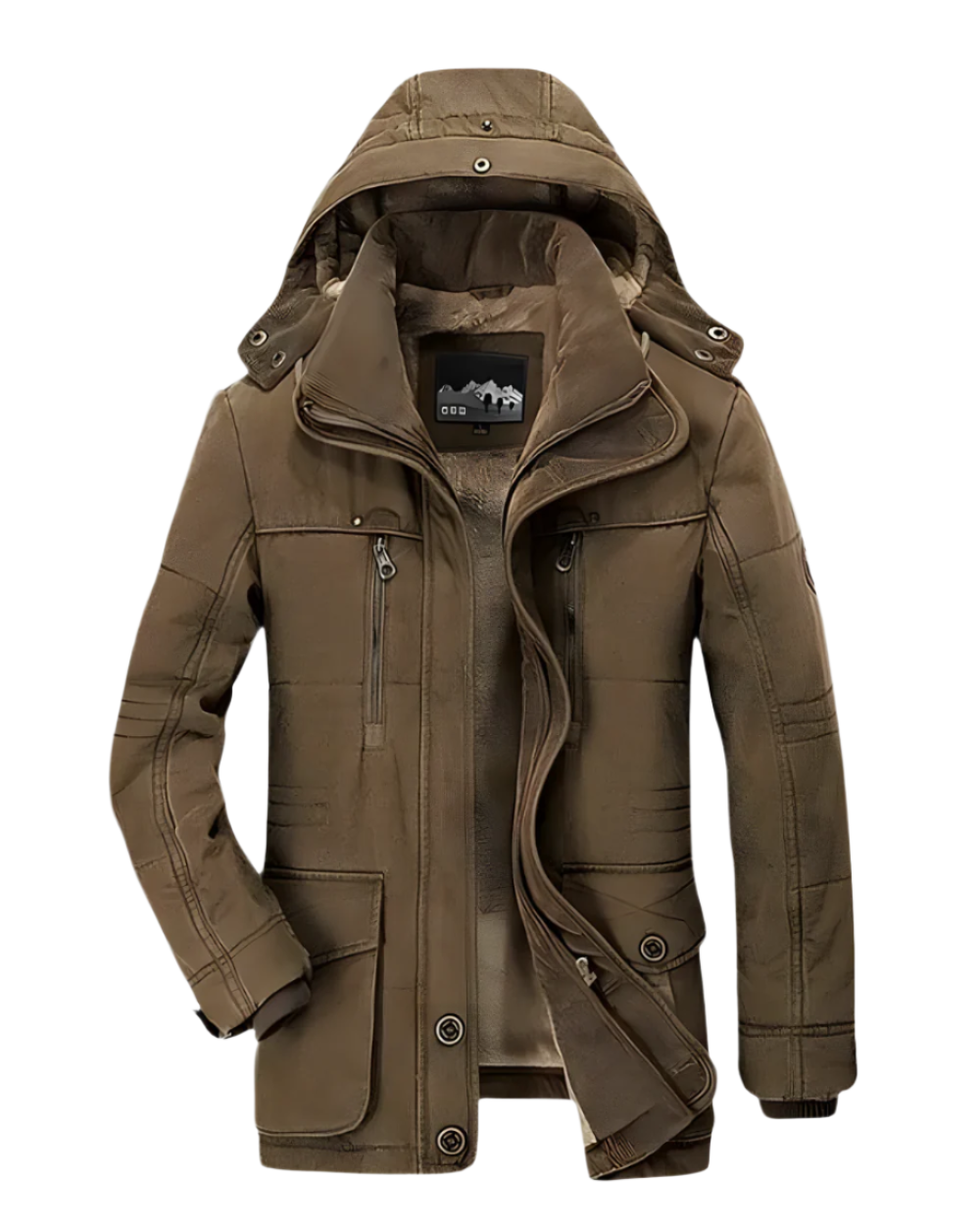Aziel - Padded Winter Jacket With Multiple Pocket