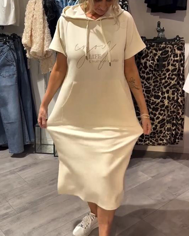 Nadia - Elegant Dress With Hood