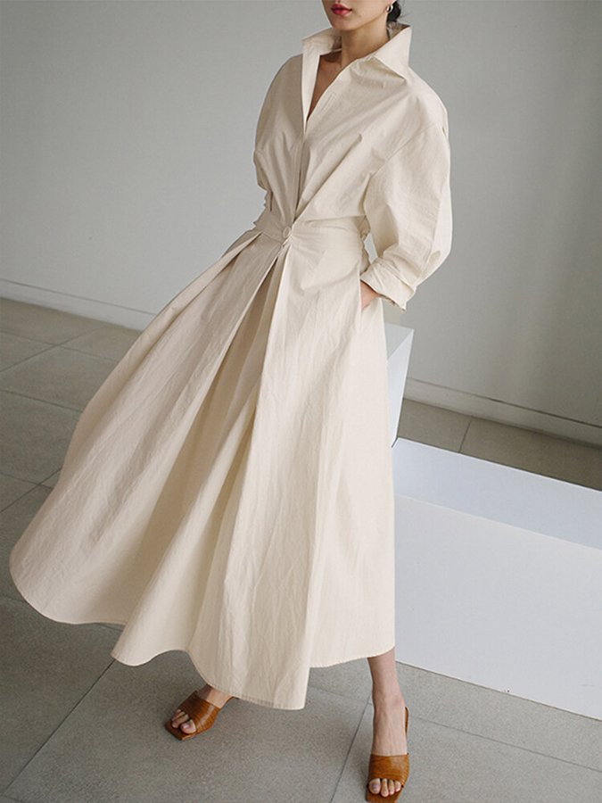 Priyanka - Elegant Long Sleeve Maxi Dress