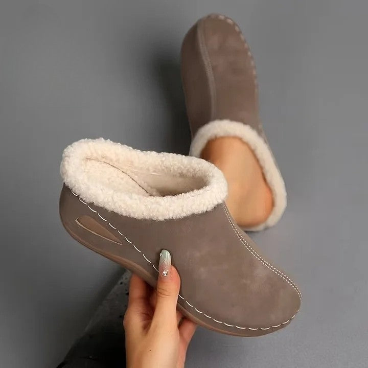 Martinez - Faux Fur Lined Slip-On Shoes