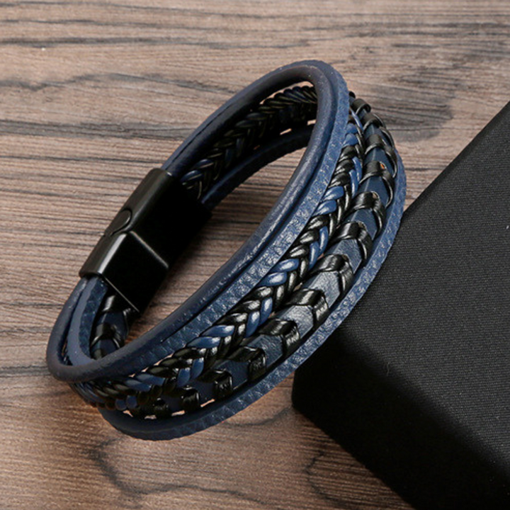 RuneCraft - Leather Braided Viking Bracelet