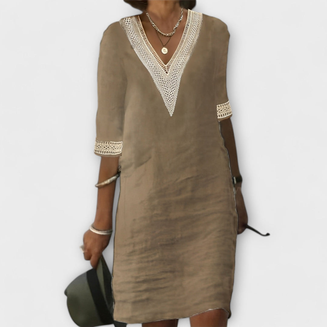 Emelia - Cotton And Linen Dress