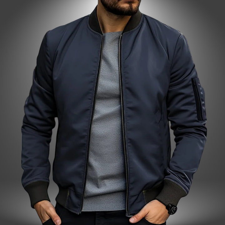 Jeffri - Elegant Bomber Jacket