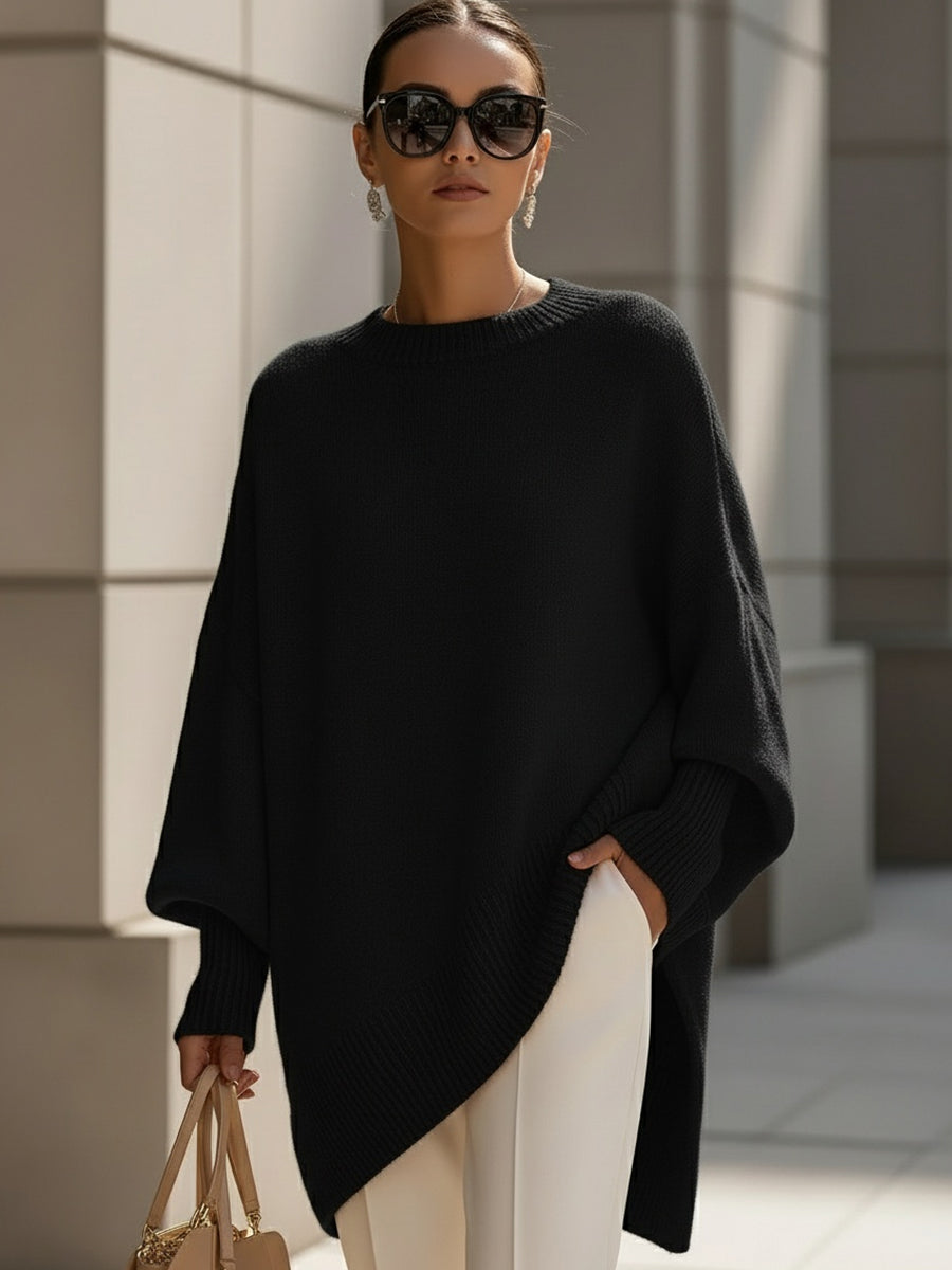 Phobe – Oversized Asymmetric Knitted Sweater