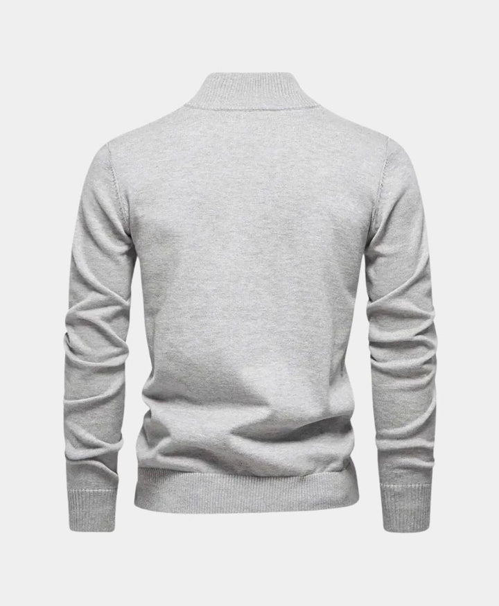 Stoyan - Half Zip Knitted Sweater