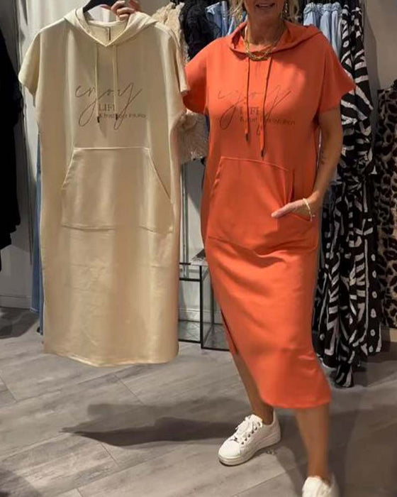 Nadia - Elegant Dress With Hood