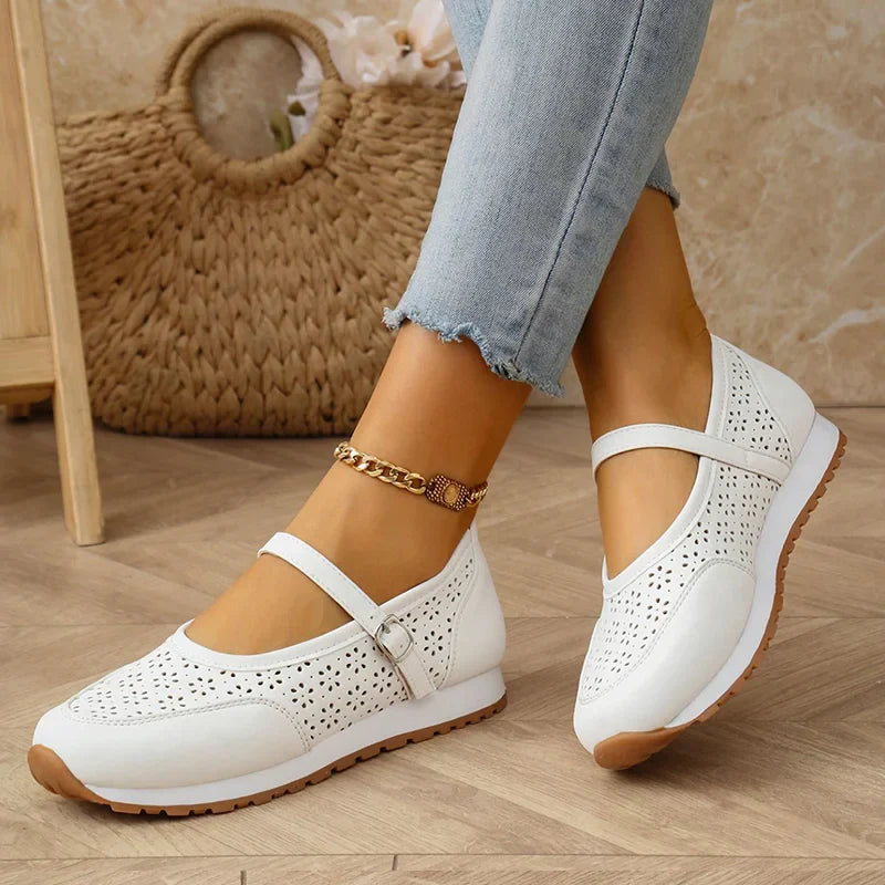 Jewell - Breathable Orthopedic Leather Shoes