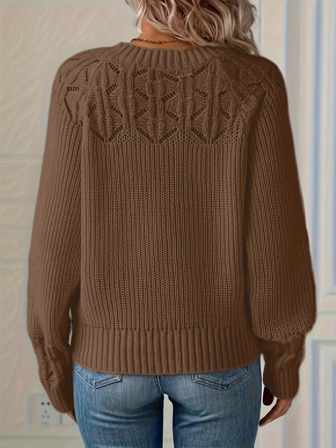 Nasia - Eelegant Long Sleeve Sweater
