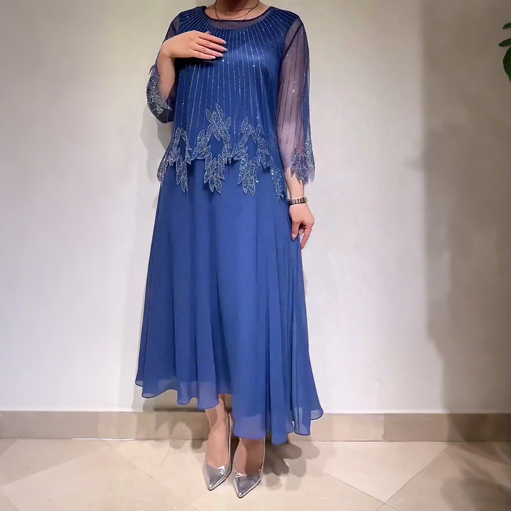 Eiriana - Elegant Midi Dress