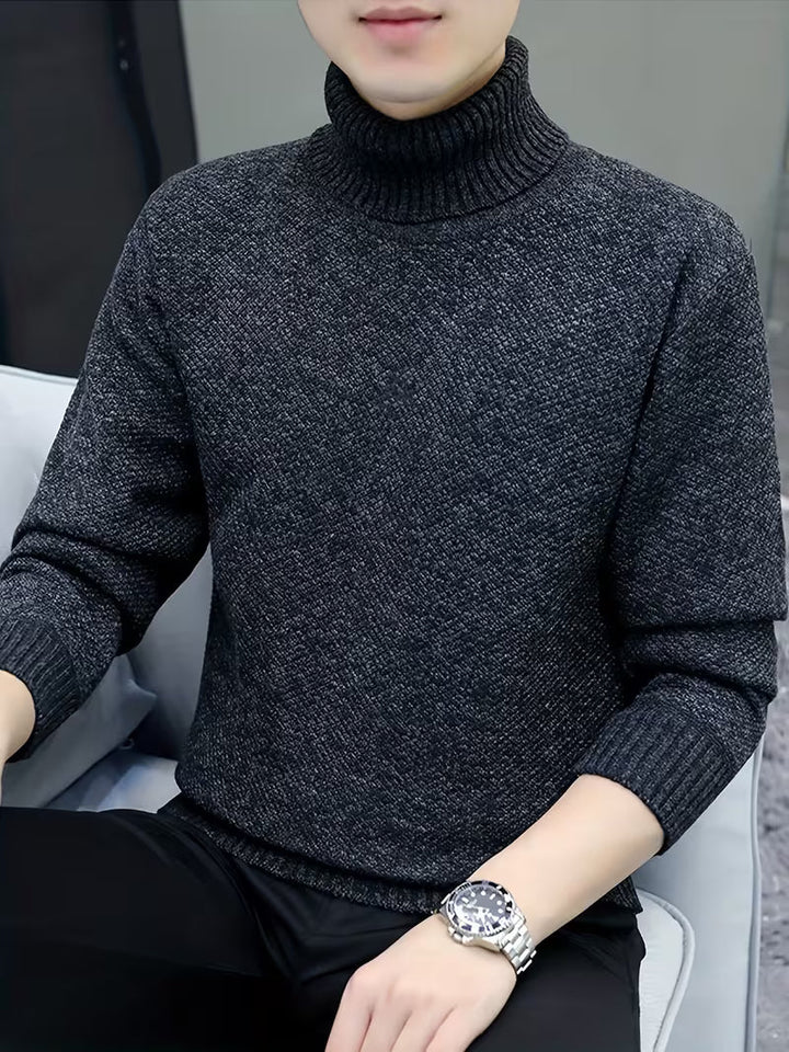 Avelyica - Elegant Turtleneck Knitted Sweater