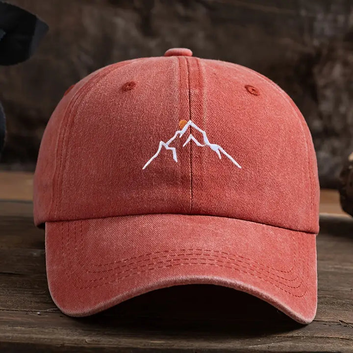 Ermil - Embroidered Mountain Peak Baseball Cap