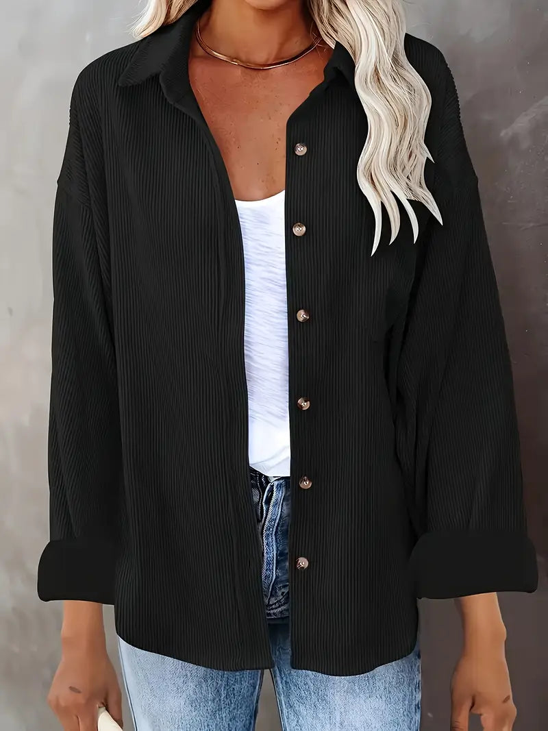 Irmela - Long Sleeve Button Shirt