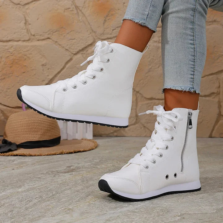 Theofani - Breathable Zipper Ankle Boot