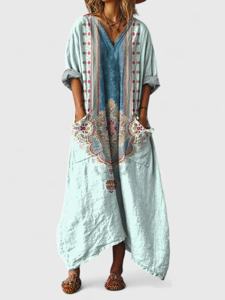 Ketzia - Elegant Long Dress with Pockets