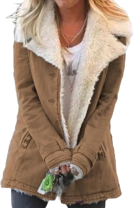 Zayna - Comfortable Long Sleeve Coat