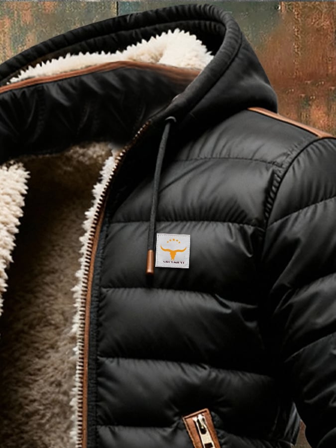 Gerwinen - Hooded Jacket with Sherpa Lining
