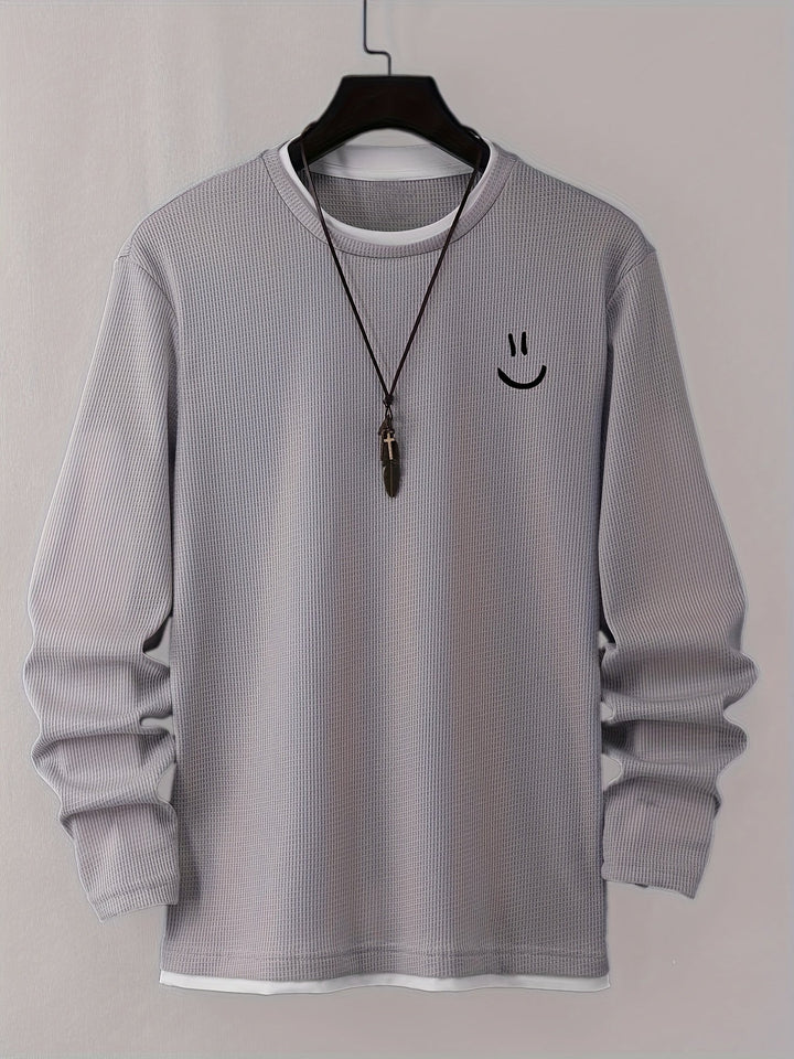 Desmond - Long Sleeve Shirt With Face Print