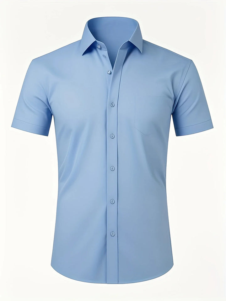 Ezra - Elegant Slim Fit Shirt With Button