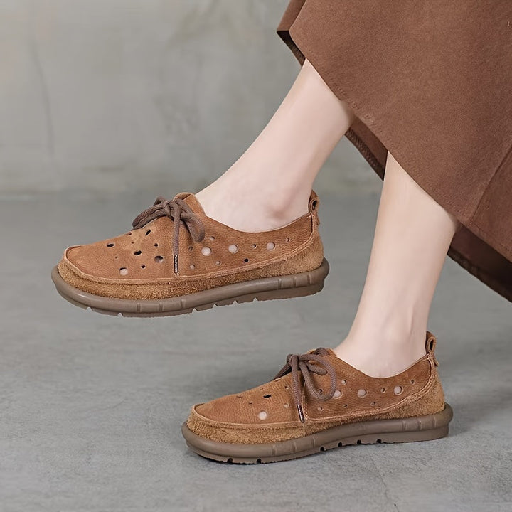Tamsin - Casual Leather Non Slip Loafers